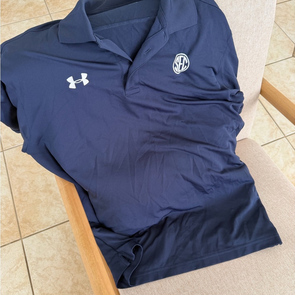 Under Armour Navy SEC Polo Shirt
